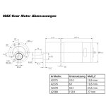 MAX Gear Getriebemotor 6:1