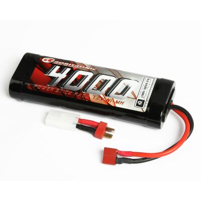 Racingpack 7,2V 4000 mAh Sub-C Akkus T-Plug+Tam.-Stecker