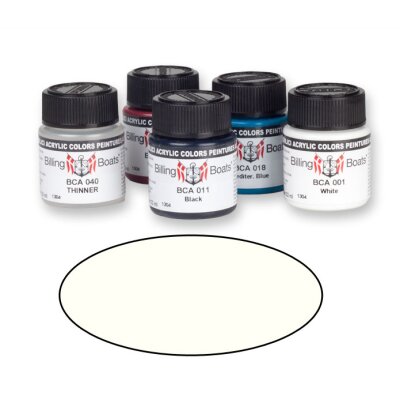 Weiß 22 ml   Billing Boats Acryl Farben