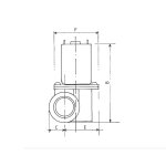 Querstrahlruder 16/19 x 154 mm