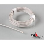 Zwillingslitze weiß 2x 0,07 mm  5m Ring