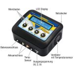 HSPEED Herakles MINI AC Ladegerät 60W LiPo/LiHV/LiFe/LiIon (2-4S), NiMh/NiCd (6-8S)