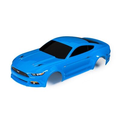 Karosserie Ford Mustang, Grabber blau (lackiert + Aufkleber)