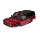 Traxxas Karo 2021 Ford Bronco rot lackiert + Anbau-Teile (benötigt noch TRX8080X Fenders)