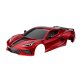Karo Chevy Corvette Stingray rot lackiert inkl Aufkleber