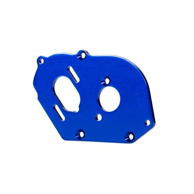 Motorplatte Alu blau 3,2mm