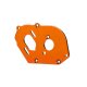 Motor-Platte 6061-T6 Alu orange-eloxiert (4mm dick) + Kleint
