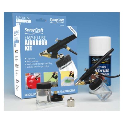 Easy-to-Use SP15K Airbrush Starter Kit + Druckluftd.