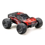 1:14 Green Power Elektro Modellauto High Speed Monster Truck "RACING" schwarz/rot 4WD RTR