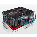Absima 1:16 Green Power Elektro Modellauto High Speed Monster Truck "SPIRIT" schwarz/rot 4WD RTR