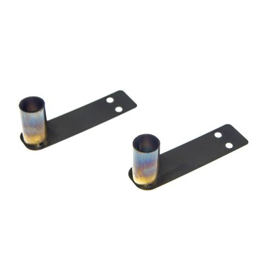 Absima Stahl Auspuff-Atrappe mit LEDs (2 St.)