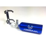 Absima Aluminium Lachgas - Druckflasche blau