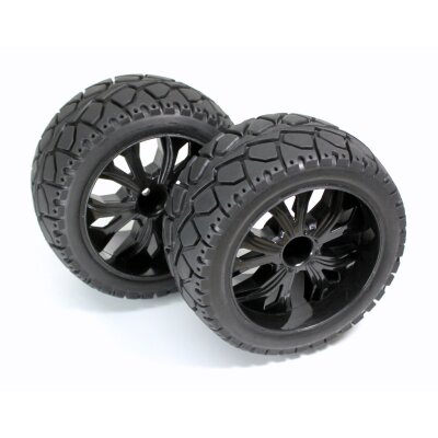 Räderset Buggy / Truggy "Onroad" schwarz 1:10 (2 St.)