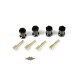 Aluminium Spurverbreiterung für Crawler 12mm schwarz (4 St.)