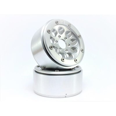 Beadlock Wheels GUN silber/silber 1.9 (2 St.) ohne Radnabe