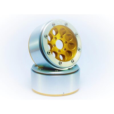 Beadlock Wheels GUN gold/silber 1.9 (2 St.) ohne Radnabe