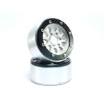 Beadlock Wheels GEAR silber/schwarz 1.9 (2 St.) ohne Radnabe