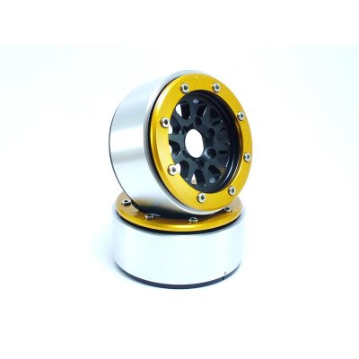 Beadlock Wheels GEAR schwarz/gold 1.9 (2 St.) ohne Radnabe