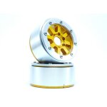 Beadlock Wheels HAMMER gold/silber 1.9 (2 St.) ohne Radnabe