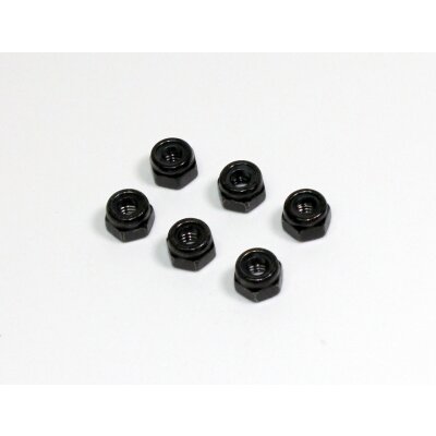 Radmuttern M4x4 (6 St.) Hot Shot Serie 1 Buggy/Truggy