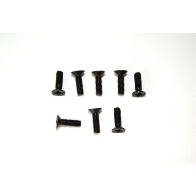 Senkkopf Feingewinde Kreuzschlitzschraube M3x10 (8 St.)