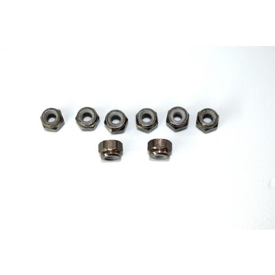 Aluminium Nylon Mutter M3 (8 St.)