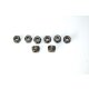 Aluminium Nylon Mutter M3 (8 St.)