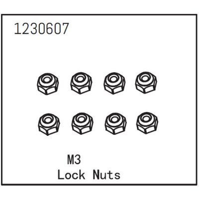Sicherungsmutter M3 (8 St.)