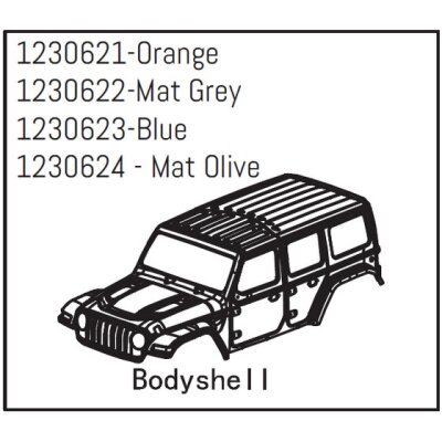 Karosserie orange - Sherpa