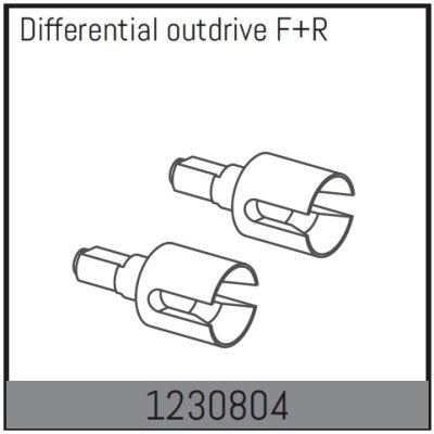 Differentialausgänge vorne/hinten