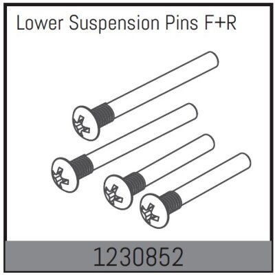Querlenker-Bolzen außen v/h (4 St.)