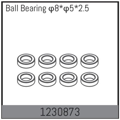 Kugellager 8*5*2.5 (10 St.)