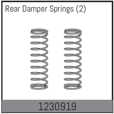 Dämpferfeder hinten (2 St.)