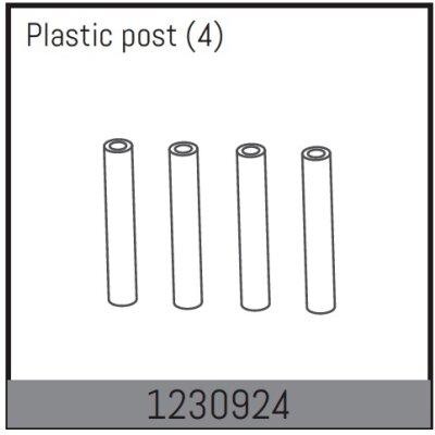 Kunststoffpfosten (4 St.)