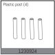 Kunststoffpfosten (4 St.)