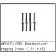 Pan Head Screw M2.5*15 (8PCS)