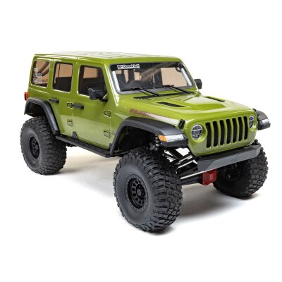 1/6 SCX6 Jeep JLU Wrangler 4X4 Rock Crawler RTR: Green