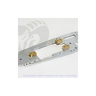 Brass battery plate mounts