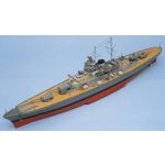 Schlachtschiff Bismarck 1:200 Bausatz mit Beschlagsatz