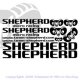 Dekorbogen Shepherd schwarz