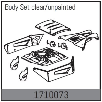 Karosserie Set unlackiert