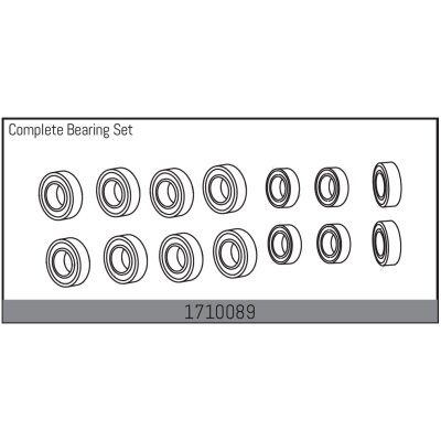 Komplettes Kugellagerset