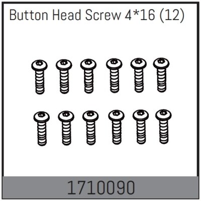 Kopfschrauben 4*16 (12 St.)