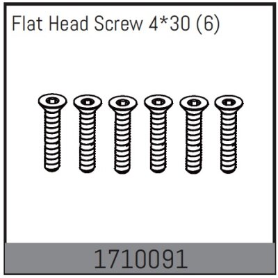 Senkkopfschrauben 4*30 (6 St.)