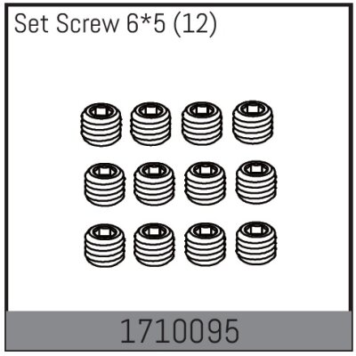 Madenschrauben 6*5 (12 St.)