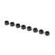 Muttern 3mm Nylon-Lock schwarz (8)