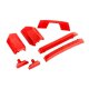 Karo-Verstärkungs-Set rot / Dach-Skid-Pads (für #9511 Karo)
