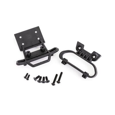 Bumper + Halter vorn mit LED-Licht-Befestigung