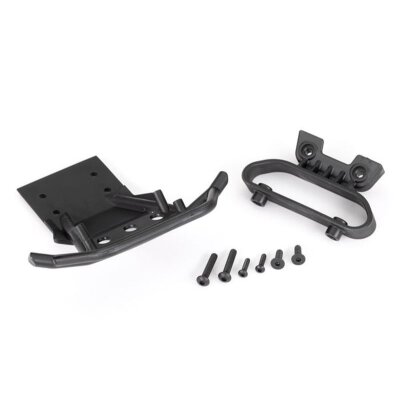 Bumper + Halter vorn mit LED-Licht-Befestigung