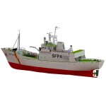 FPV Westra Fischerei Patrouillenboot  1:50 Holzbausatz